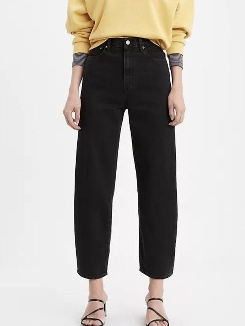 Levi's Balloon Leg Black High-Rise Jeans